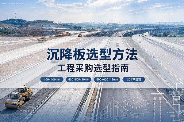 金州沉降板选择方法