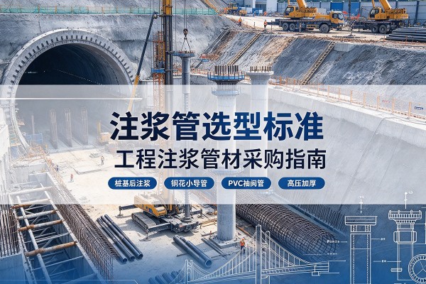 金州注浆管选型标准