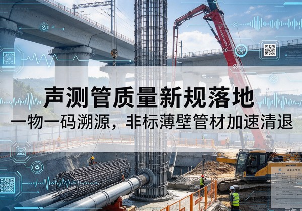 金州声测管质量新规落地，一物一码溯源，非标薄壁管材加速清退