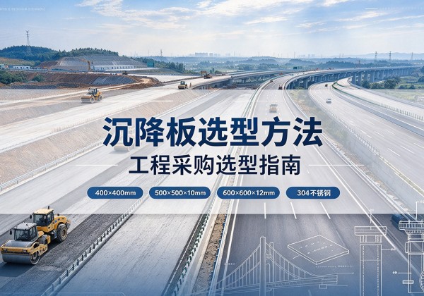 金州沉降板选择方法