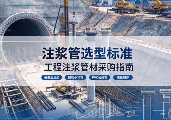 金州注浆管选型标准
